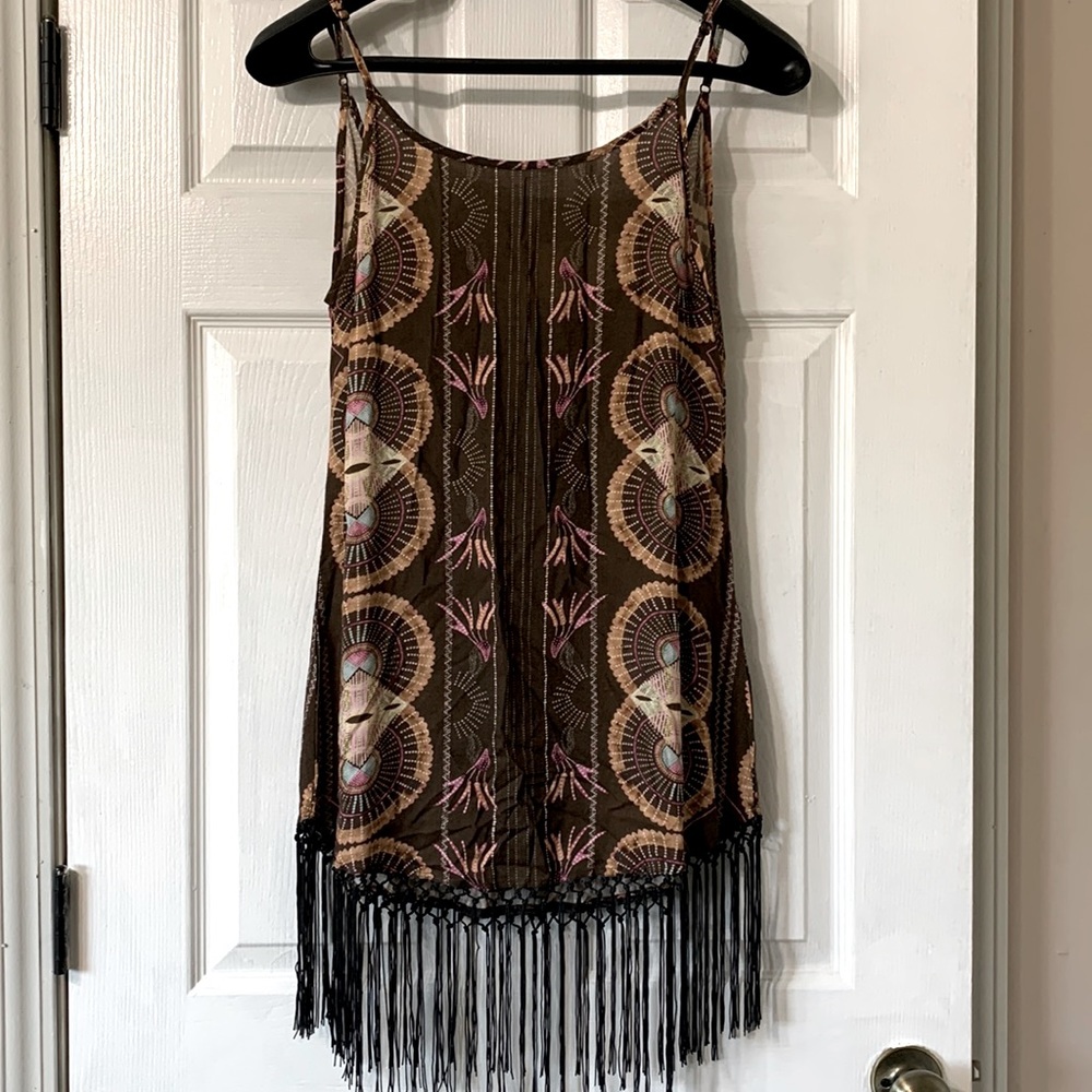 Cleobella Kate Fringe Dress Medium